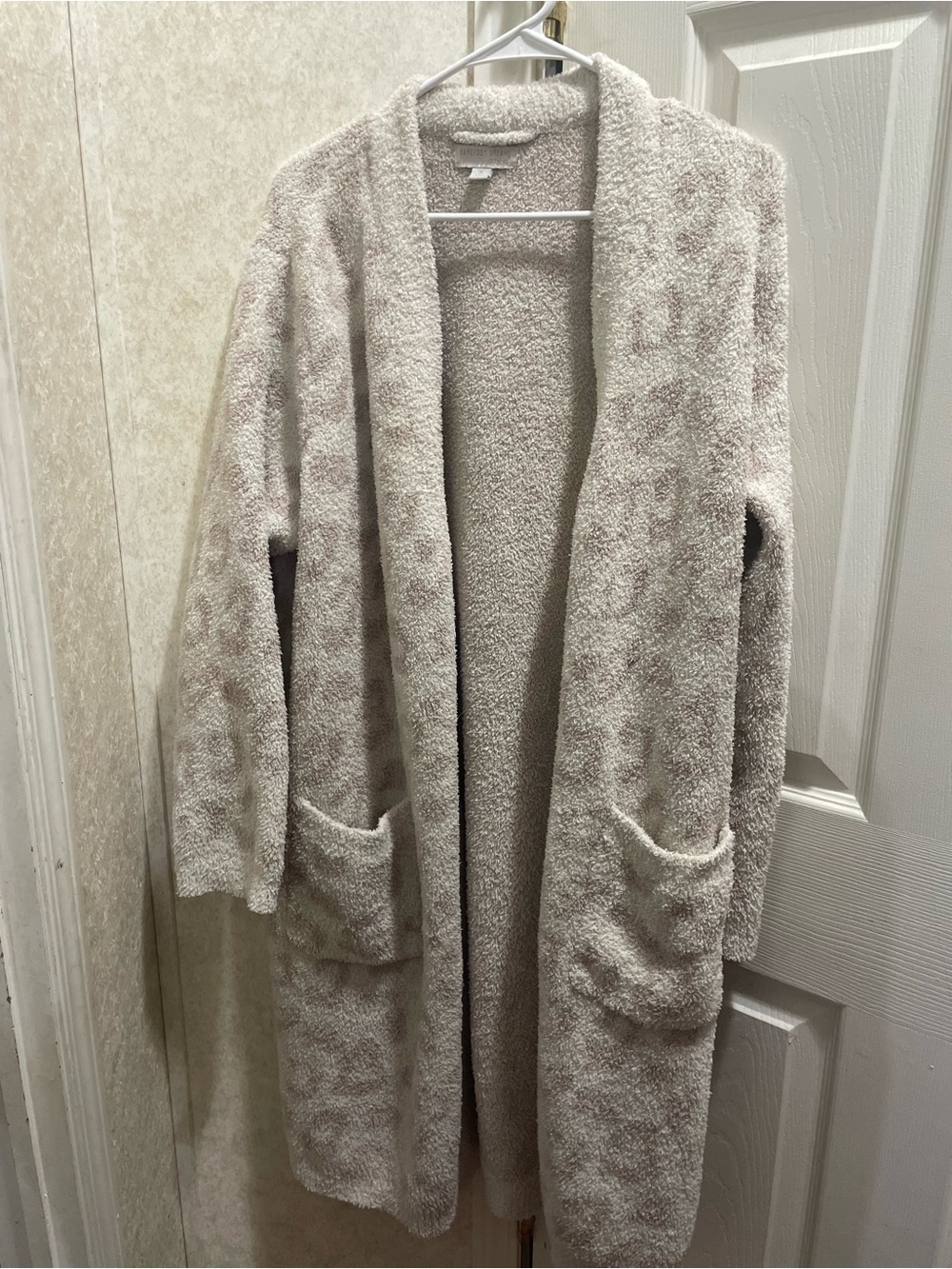 Barefoot Dreams Cozy Open-Front Longline Cardigan Sweater - Cream